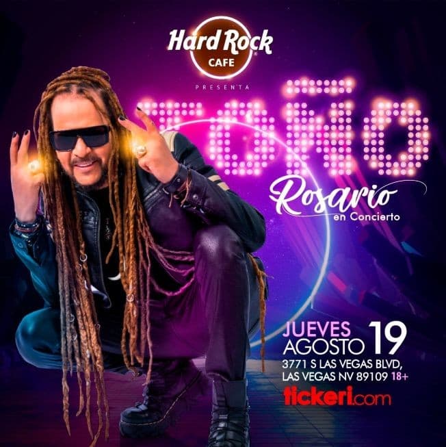 Event - TOÑO ROSARIO EN CONCIERTO - Las Vegas, Nevada - August 19, 2021 | concert tickets