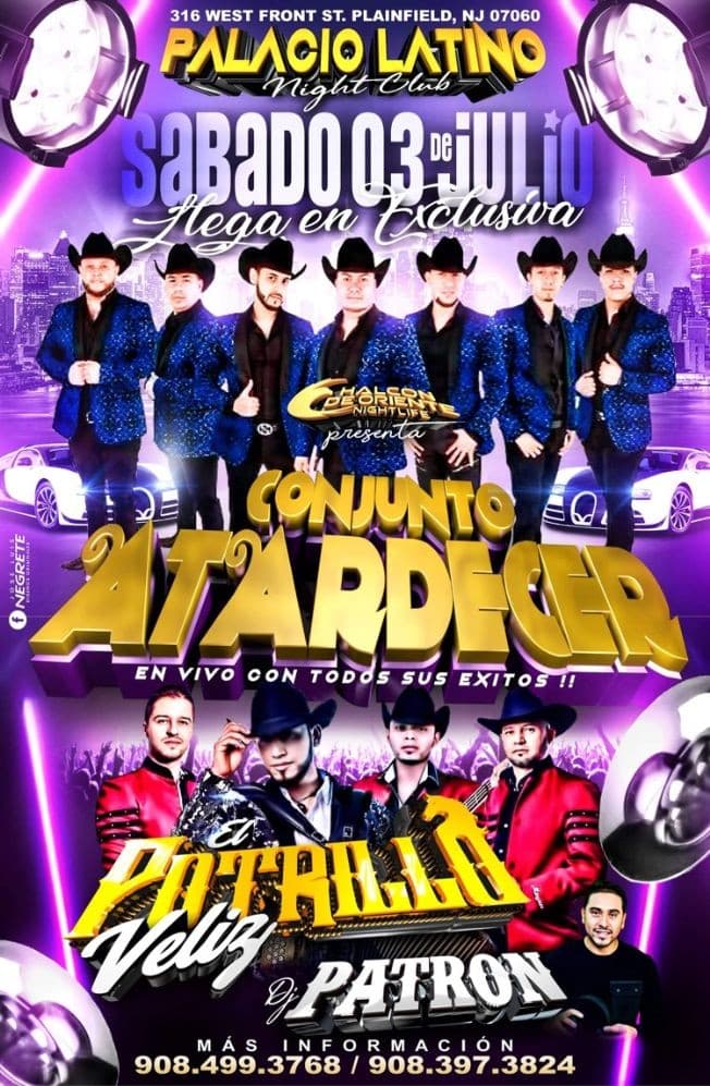 Event - CONJUNTO ATARDECER en New Jersey - Plainfield, New Jersey - 3 de julio de 2021 | concert tickets