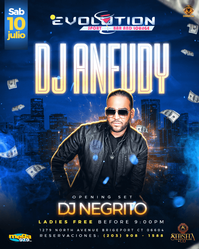 Event - DJ ANEUDY EN VIVO - Bridgeport, Connecticut - July 10, 2021 | concert tickets