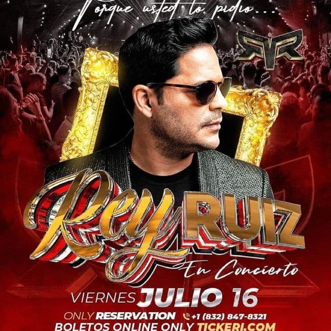 Event - Rey Ruiz en Concierto! Houston Texas POSTPONED - Houston, Texas - July 16, 2021 | concert tickets