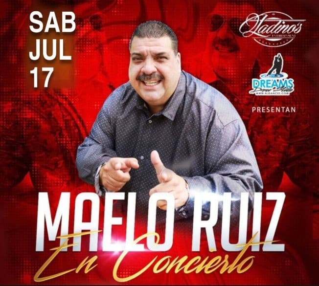 Event - MAELO RUIZ - Dover, New Jersey - July 17, 2021 | concert tickets