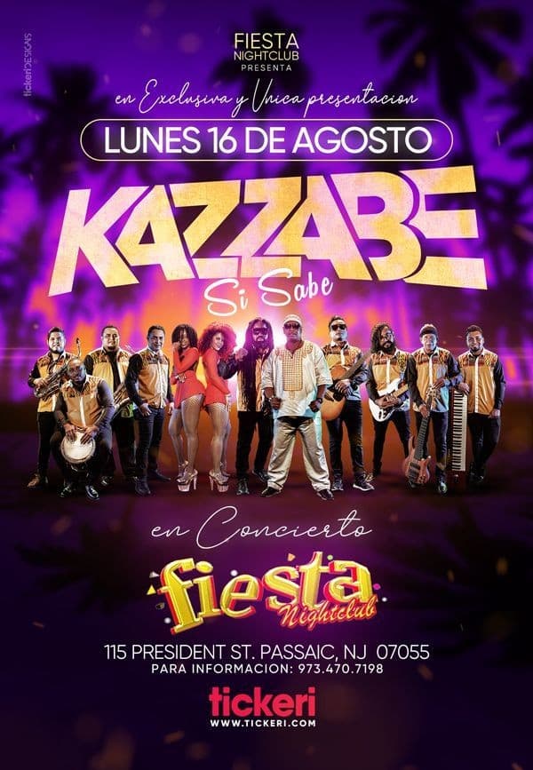 Event - KAZZABE - Passaic, New Jersey - August 16, 2021 | concert tickets