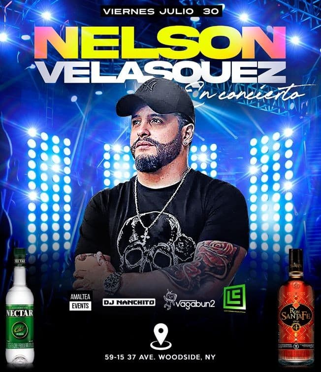 Event - NELSON VELASQUEZ en CONCIERTO - Woodside, New York - July 30, 2021 | concert tickets