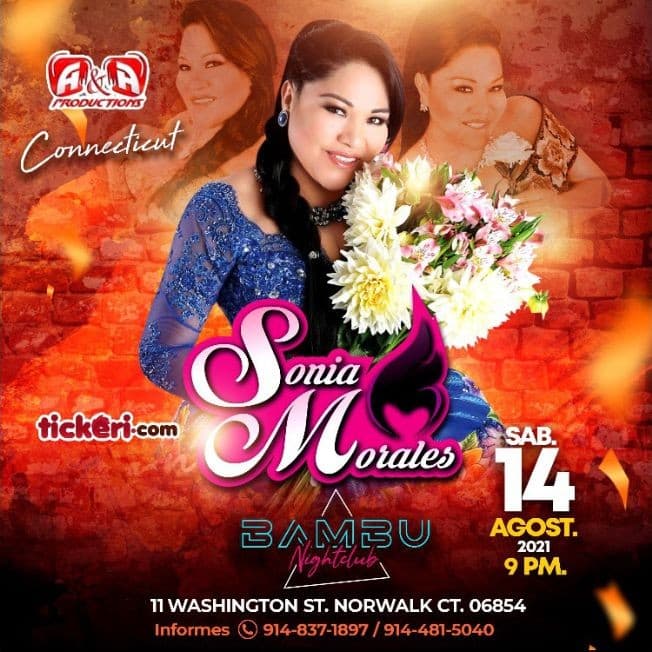 Event - Sonia Morales en Norwalk, CT! - Norwalk, Connecticut - August 14, 2021 | concert tickets