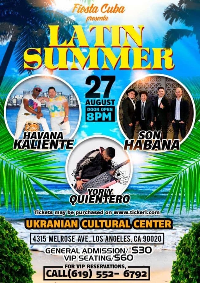 Event - Latin Summer August 2021 - Los Angeles, California - August 27, 2021 | concert tickets