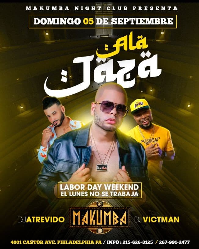 Event - Ala Jaza en Concierto! - Philadelphia, Pennsylvania - September 5, 2021 | concert tickets