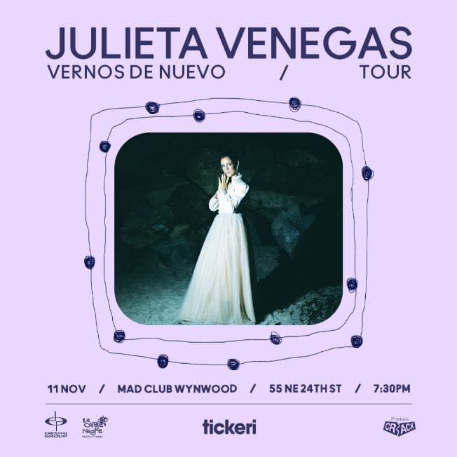 Event - JULIETA VENEGAS, TOUR VERNOS JUNTOS ! MIAMI FLORIDA - Miami, Florida - November 11, 2021 | concert tickets