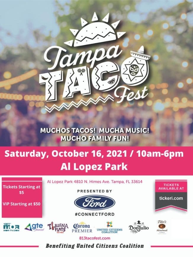 Event - Tampa Taco Fest 2021 - Tampa, Florida - October 16, 2021 | concert tickets