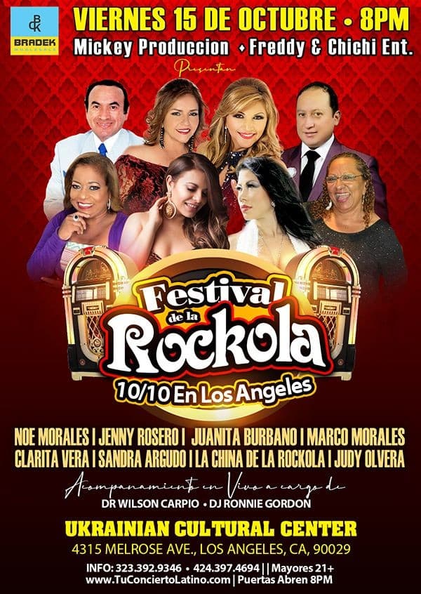 Event - FESTIVAL DE LA ROCKOLA EN LOS ANGELES 2021 - Los Angeles, California - October 15, 2021 | concert tickets