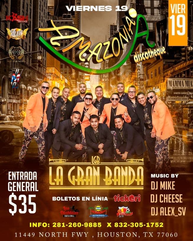 Event - LA GRAN BANDA  DE HONDURAS EN CONCIERTO  - HOUSTON TEXAS - Houston, Texas - November 19, 2021 | concert tickets