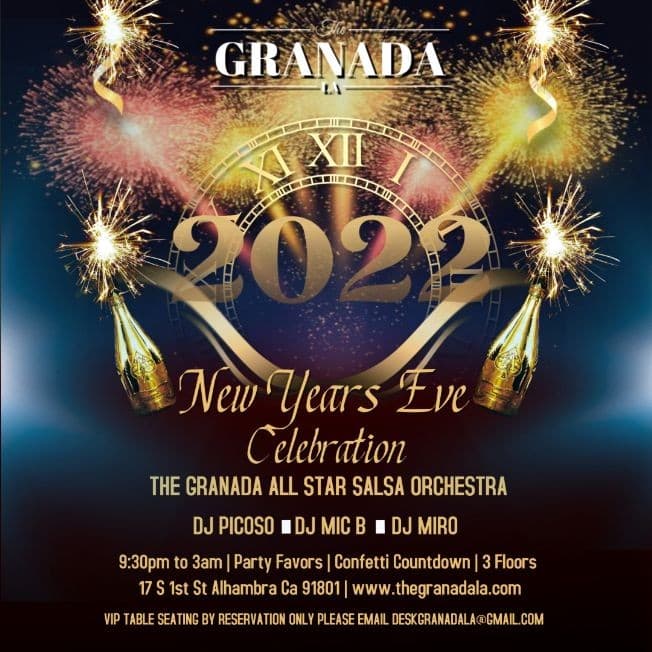 Event - New Years Eve 2022 - Alhambra, California - December 31, 2021 | concert tickets