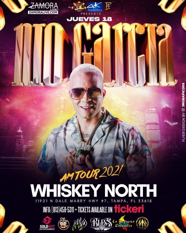 Event - Nio Garcia Live In Concert @ Whiskey North - Tampa, FL - Tampa, Florida - November 18, 2021 | concert tickets