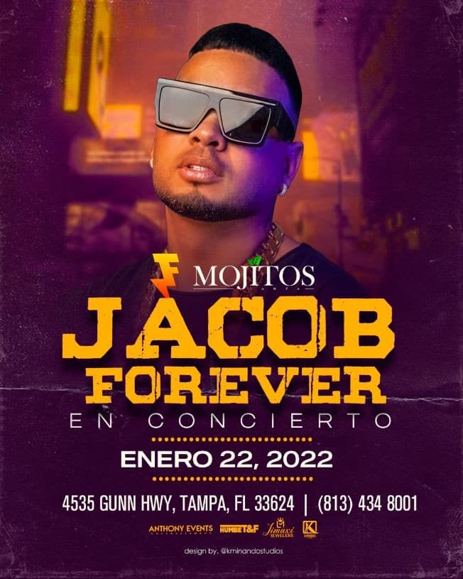 Event - JACOB FOREVER EN CONCIERTO ! TAMPA FL. - Tampa, Florida - January 22, 2022 | concert tickets