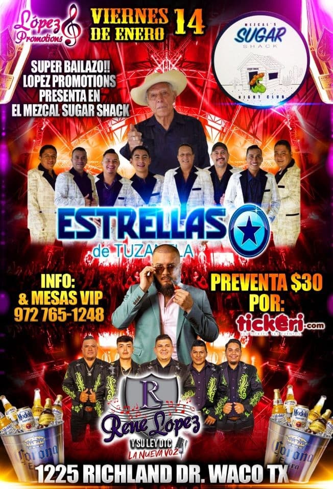 Event - Super Bailazo Calentano en Waco TX - Waco, Texas - January 14, 2022 | concert tickets