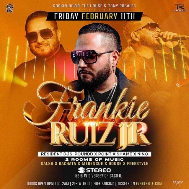 Event - FRANKIE RUIZ JR LIVE EN CONCIERTO - CHICAGO IL - Chicago, Illinois - February 11, 2022 | concert tickets