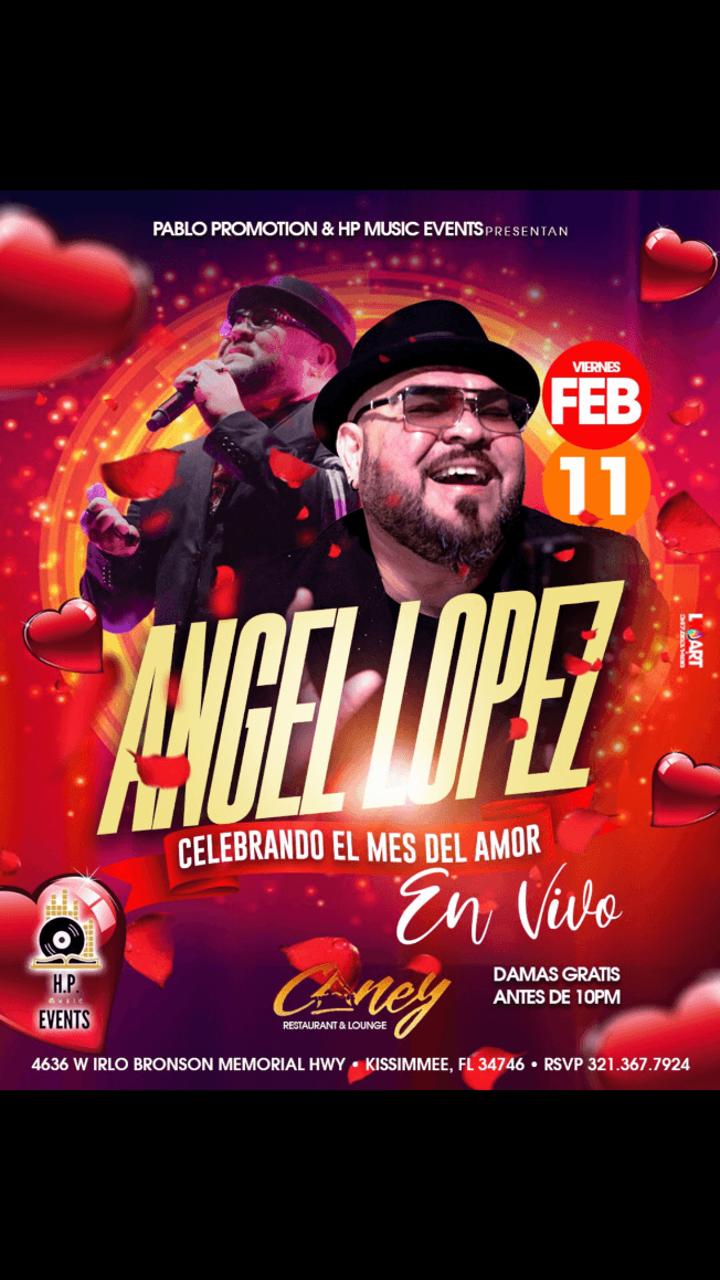 Event - Angel Lopez - Kissimmee, Florida - February 11, 2022 | concert tickets