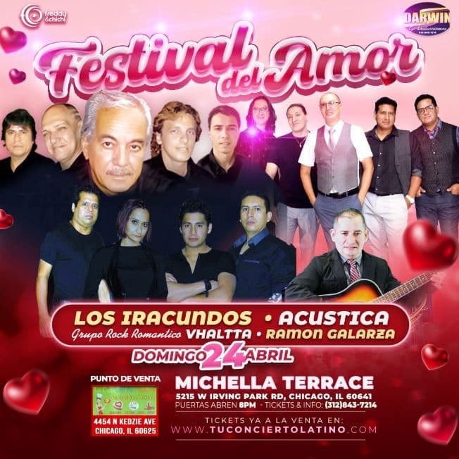 Event - EL FESTIVAL DEL AMOR EN CHICAGO - Chicago, Illinois - April 24, 2022 | concert tickets