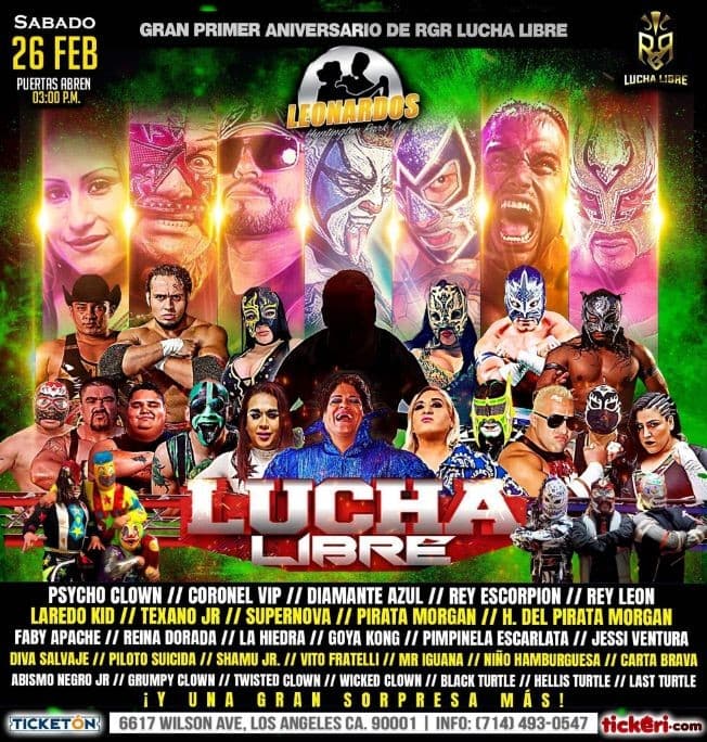 Event - LUCHA LIBRE EN VIVO ! LOS ANGELES CALIFORNIA - Los Angeles, California - 26 de febrero de 2022 | concert tickets