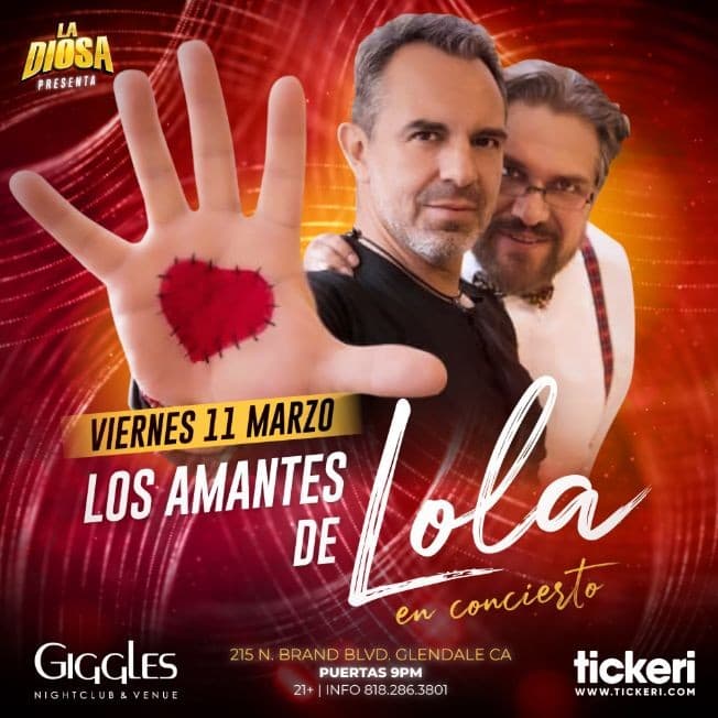 Event - LOS AMANTES DE LOLA EN LOS ANGELES - Glendale, California - March 11, 2022 | concert tickets