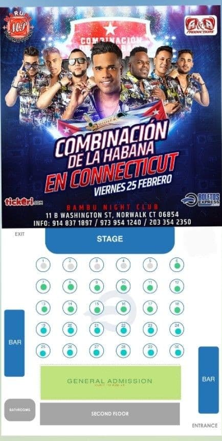 Event - LA COMBINACION DE LA HABANA EN VIVO ! CONNECTICUT - Norwalk, Connecticut - February 25, 2022 | concert tickets