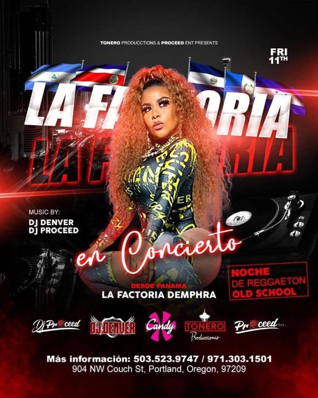 Event - La Factoria con Demphra Old School Raggaeton Portland - Portland, Oregon - February 11, 2022 | concert tickets