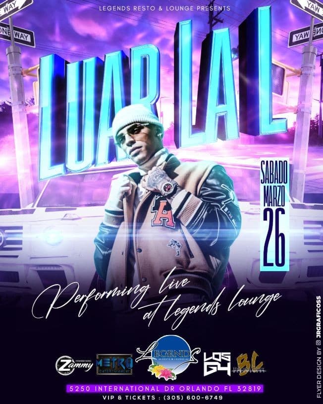 Event - LUAR LA L Performing Live ! ORLANDO FL. - Orlando, Florida - March 26, 2022 | concert tickets