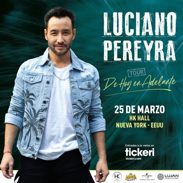 Event - LUCIANO PEREYRA EN NEW YORK - New York, New York - March 25, 2022 | concert tickets