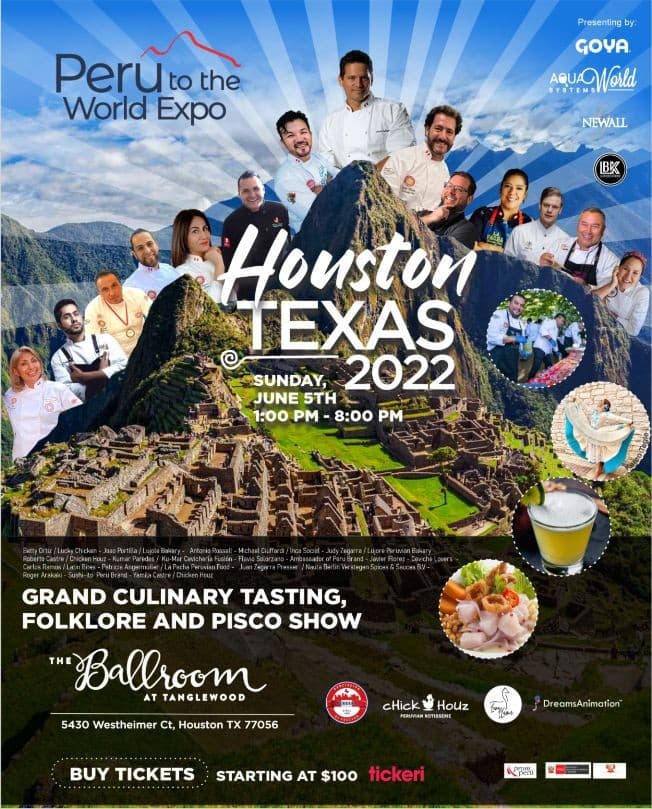 Event - 1st Peru to the World Expo Houston Texas - Houston, Texas - June 5, 2022 | concert tickets