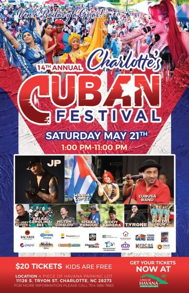 Event - Festival Cubano 2022 at A Piece of Havana - Charlotte, North Carolina - May 21, 2022 | concert tickets