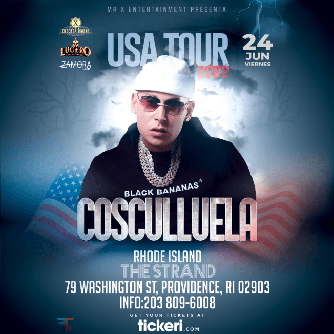 Event - COSCULLUELA EN  THE STRAND PROVIDENCE RI USA TOUR 2022 - Providence, Rhode Island - May 8, 2022 | concert tickets