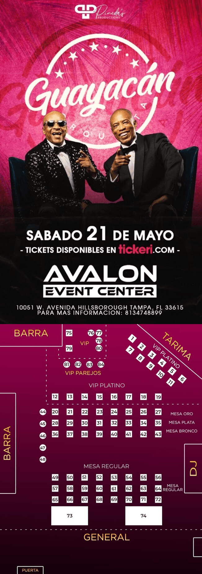 Event - GUAYACAN ORQUESTA EN TAMPA!!! - Tampa, Florida - May 21, 2022 | concert tickets