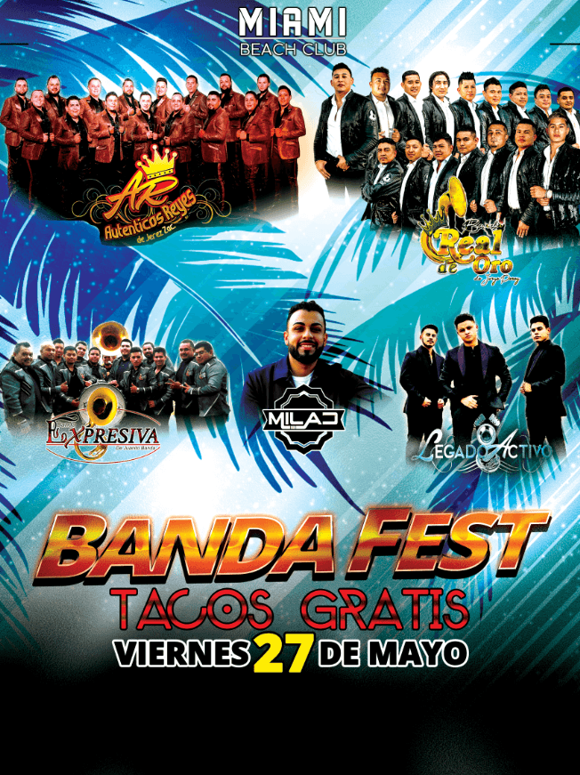 Event - Banda Fest - Club Miami ATX - Pflugerville, Texas - May 27, 2022 | concert tickets