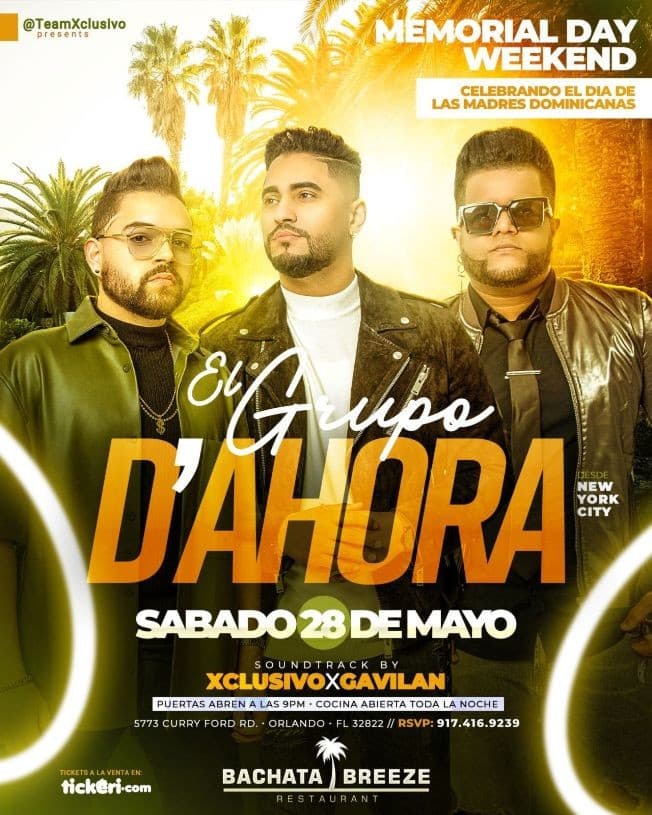 Event - "EL GRUPO D AHORA"    EN ORLANDO FL - Orlando, Florida - May 28, 2022 | concert tickets