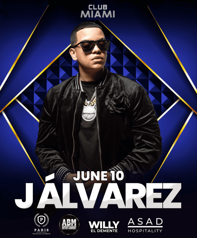 Event - J Alvarez Live At Club Miami ATX - Pflugerville, Texas - June 10, 2022 | concert tickets