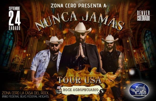 Event - NUNCA JAMAS TOUR USA- ROCK AGROPECUARIO - Federal Heights, Colorado - September 24, 2022 | concert tickets