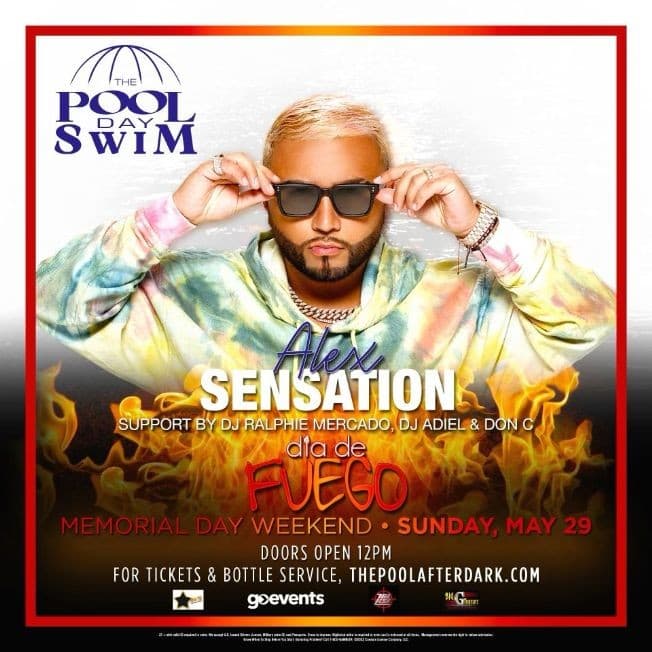 Event - Euro Ent 15 Year Company Anniversary Alex Sensation Live At The Pool Day Swim - Atlantic City, New Jersey - May 29, 2022 | concert tickets