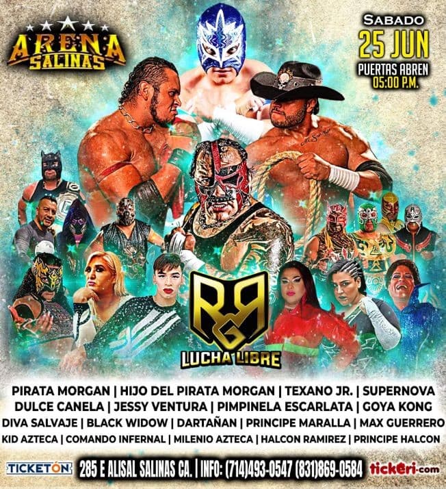 Event - LUCHA LIBRE EN VIVO ! SALINAS CALIFORNIA - Salinas, California - June 25, 2022 | concert tickets