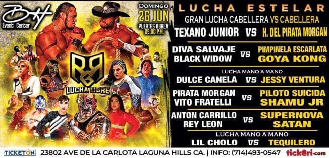 Event - LUCHA LIBRE EN VIVO ! LAGUNA HILLS CALIFORNIA - Laguna Hills, California - 26 de junio de 2022 | concert tickets