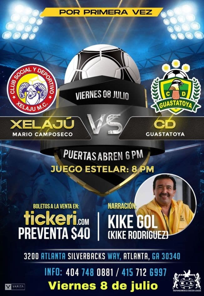 Event - JUEGO DE GIGANTES " XELAJU MC VS  CD GUASTATOYA " ! ATLANTA GEORGIA - Atlanta, Georgia - July 8, 2022 | concert tickets