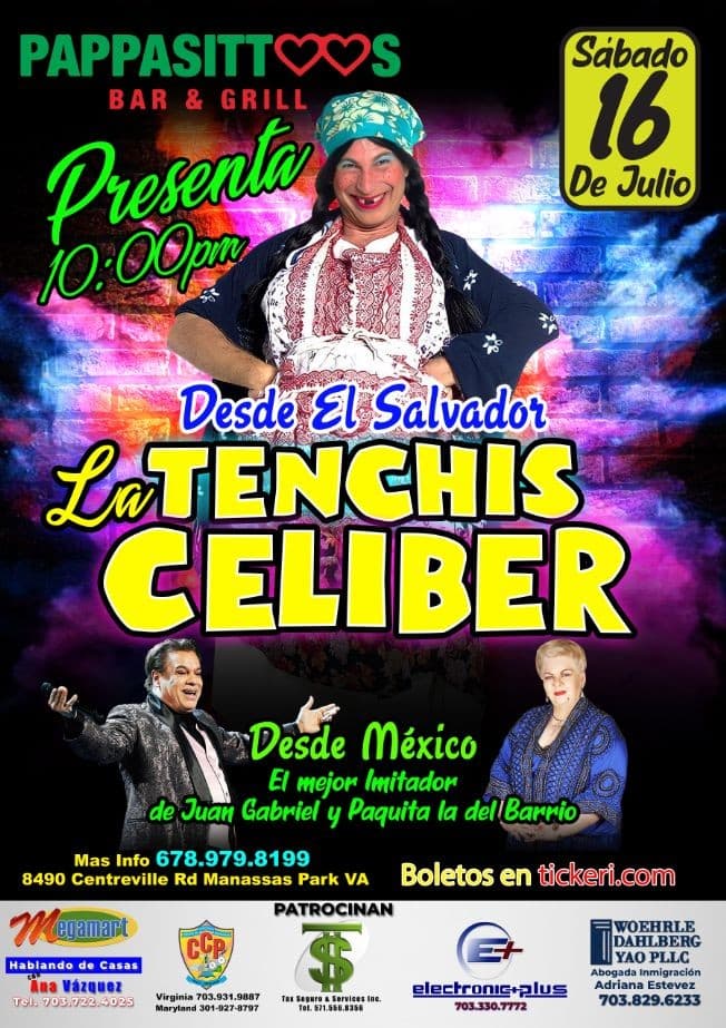 Event - LA TENCHIS CELIBER Y EL IMITADOR DE JUAN GABRIEL / PAQUITA ! EN MANASSAS, VA - Manassas Park, Virginia - July 16, 2022 | concert tickets