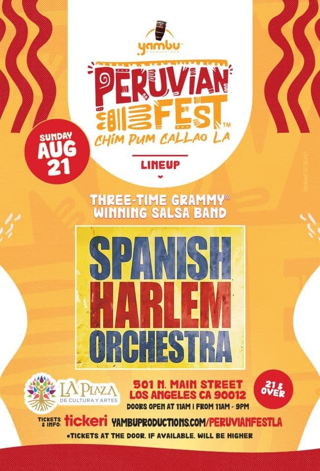 Event - Peruvian Fest Chim Pum Callao LA 2022 - Los Angeles, California - August 21, 2022 | concert tickets