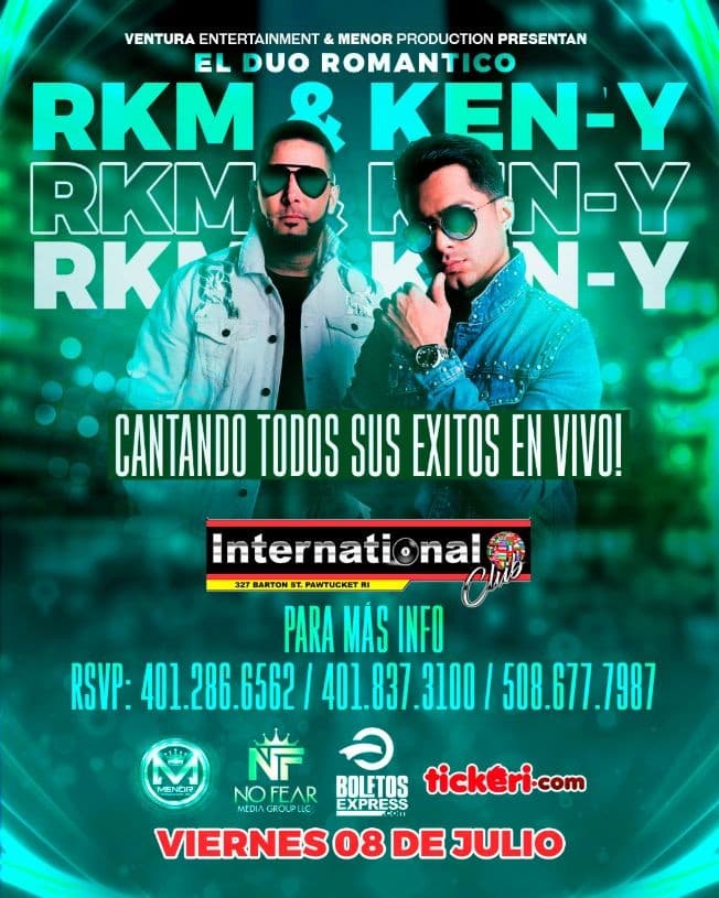 Event - Rkm & Ken-Y (Rakim y Ken-Y) en Pawtucket RI - Pawtucket, Rhode Island - July 8, 2022 | concert tickets