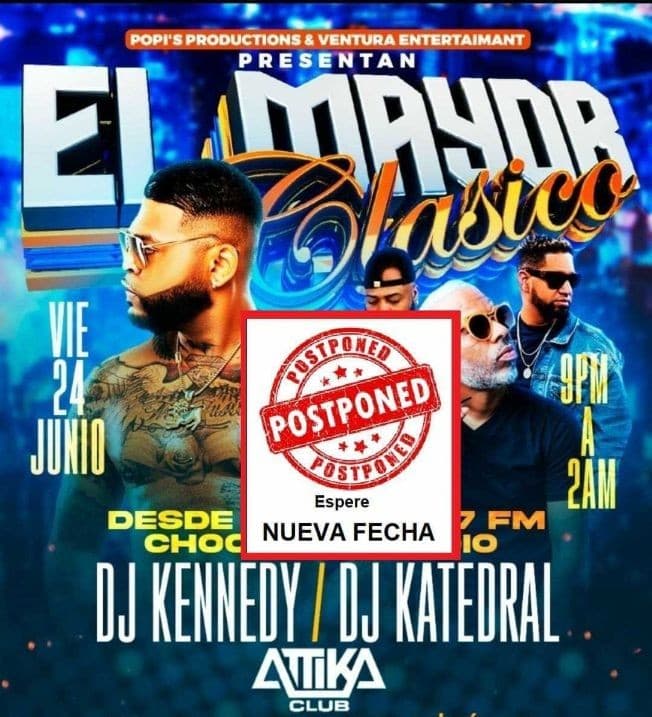 Event - El Mayor Calsico Junio 24 en Lawrence Postponed - Lawrence, Massachusetts - June 24, 2022 | concert tickets