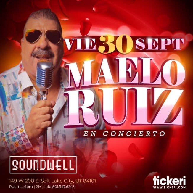 Event - MAELO RUIZ EN SALT LAKE CITY - Salt Lake City, Utah - September 30, 2022 | concert tickets