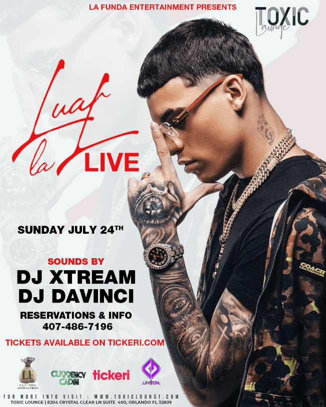 Event - Luar La L Live - Orlando, Florida - July 24, 2022 | concert tickets