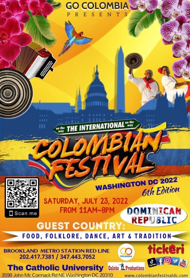 Event - The International Colombian Festival Washington DC 2022 - Washington, District Of Columbia - July 23, 2022 | concert tickets