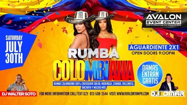 Event - Rumba Colombiana 2022 - Tampa, Florida - July 30, 2022 | concert tickets