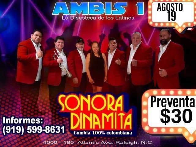 Event - LA SONORA DINAMITA  EN CONCIERTO ! RALEIGH NORTH CAROLINA - Raleigh, North Carolina - August 19, 2022 | concert tickets