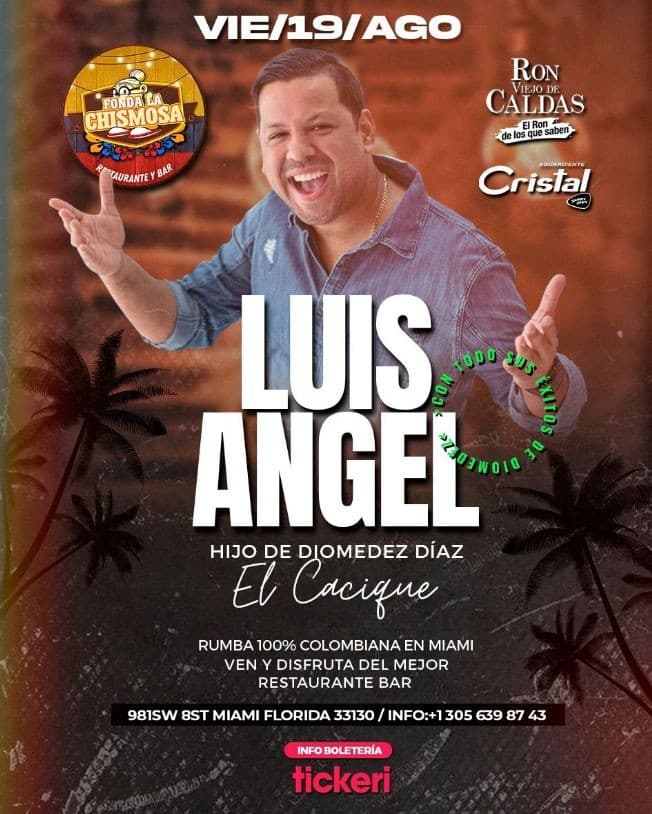 Event - LUIS ANGEL EN CONCIERTO ! MIAMI FLORIDA - Miami, Florida - August 19, 2022 | concert tickets