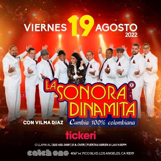 Event - LA SONORA DINAMITA en LOS ANGELES! - Los Angeles, California - August 19, 2022 | concert tickets